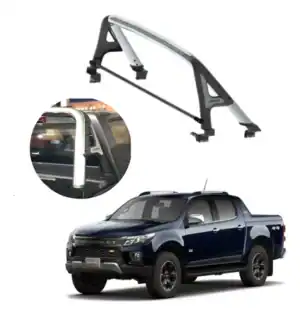 Jaula B4 Chevrolet S-10 Inox y Negro