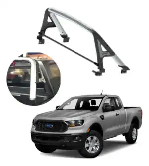 Jaula B4 Ford Ranger Inox y Negro